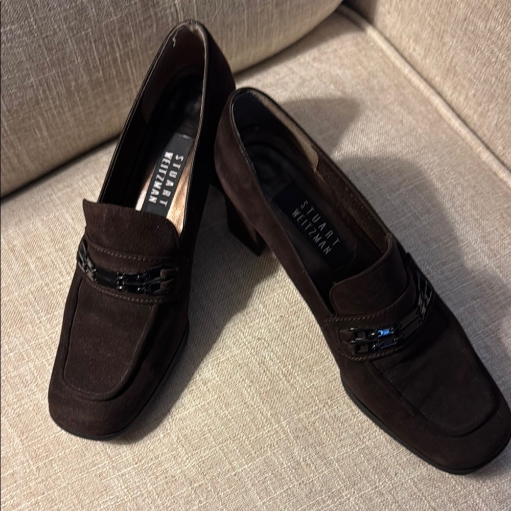 Stuart Weitzman Dark Brown Heels